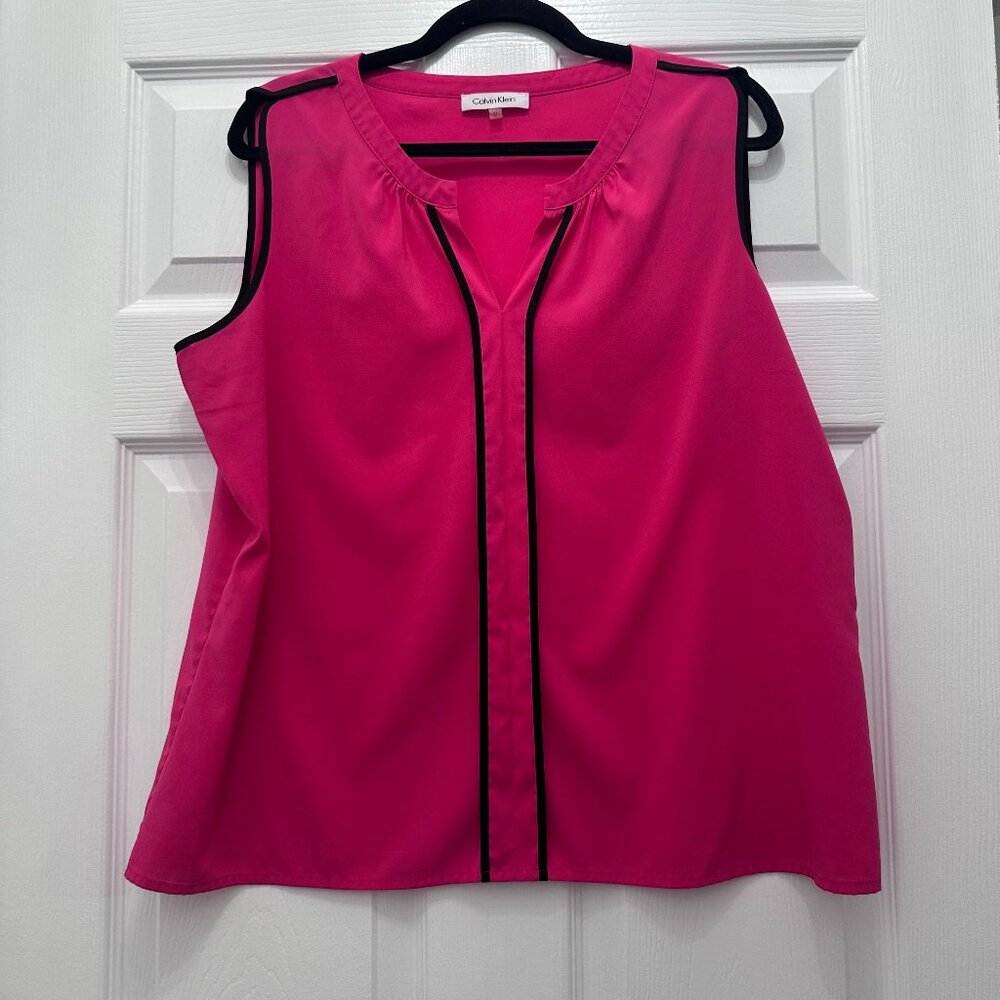 Pink Calvin Klein Blouse Size XL